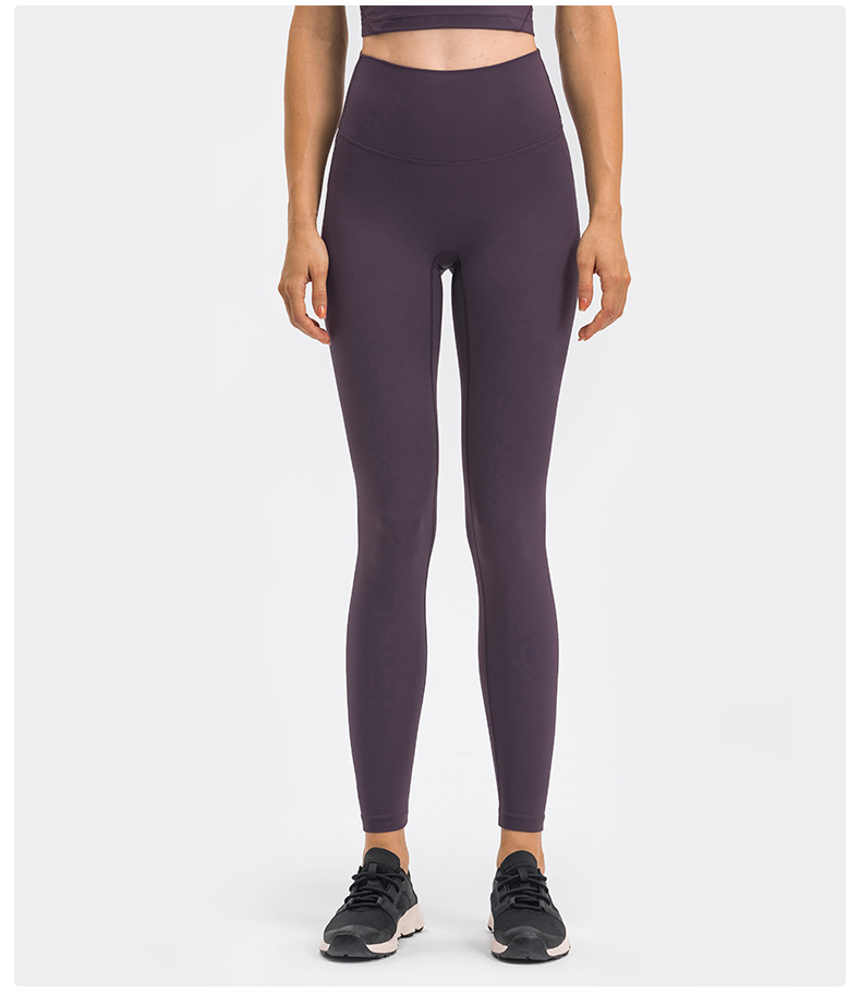 pantalones de yoga elásticos de elevación de cadera de cintura alta de color sólido NSDQF127128