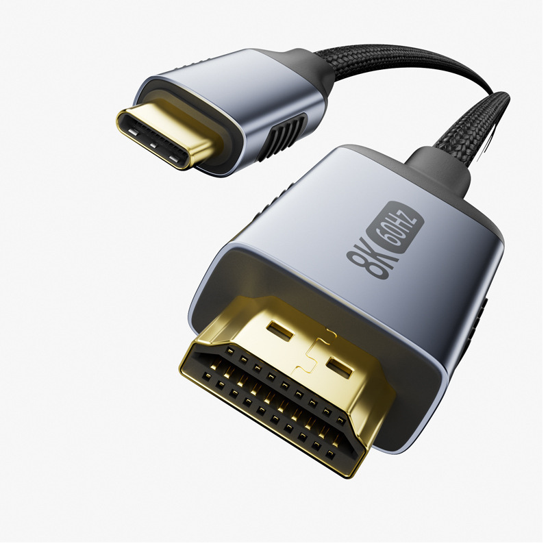 メーカーtype-c-hdmiケーブル8k 60hz携帯電話パソコンとスクリーンケーブルC to hdmiケーブル4k 240hz|undefined