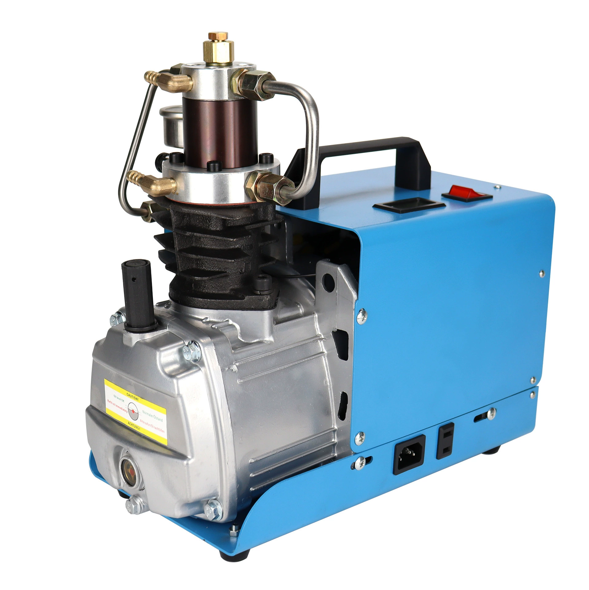 Воздушный компрессор высокого давления 30MPA погружной дыхательный насос 300bar электрический надувной насос 4500psi автоматический