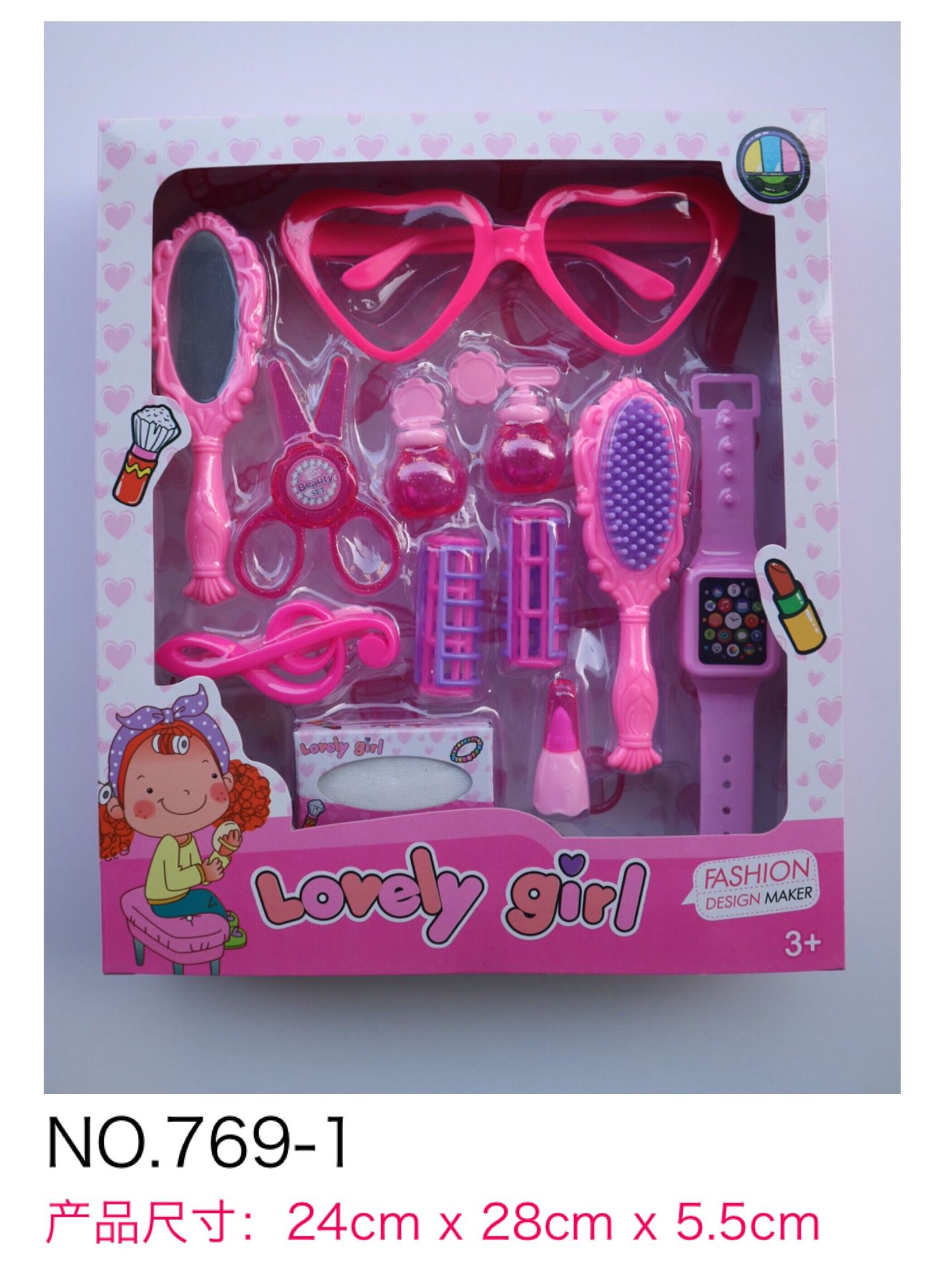 Simulación de juegos de juguetes y accesorios para el hogar, secador de pelo, peluquería, maquillaje, permanente, tocador, juego de juguetes, regalo image 27