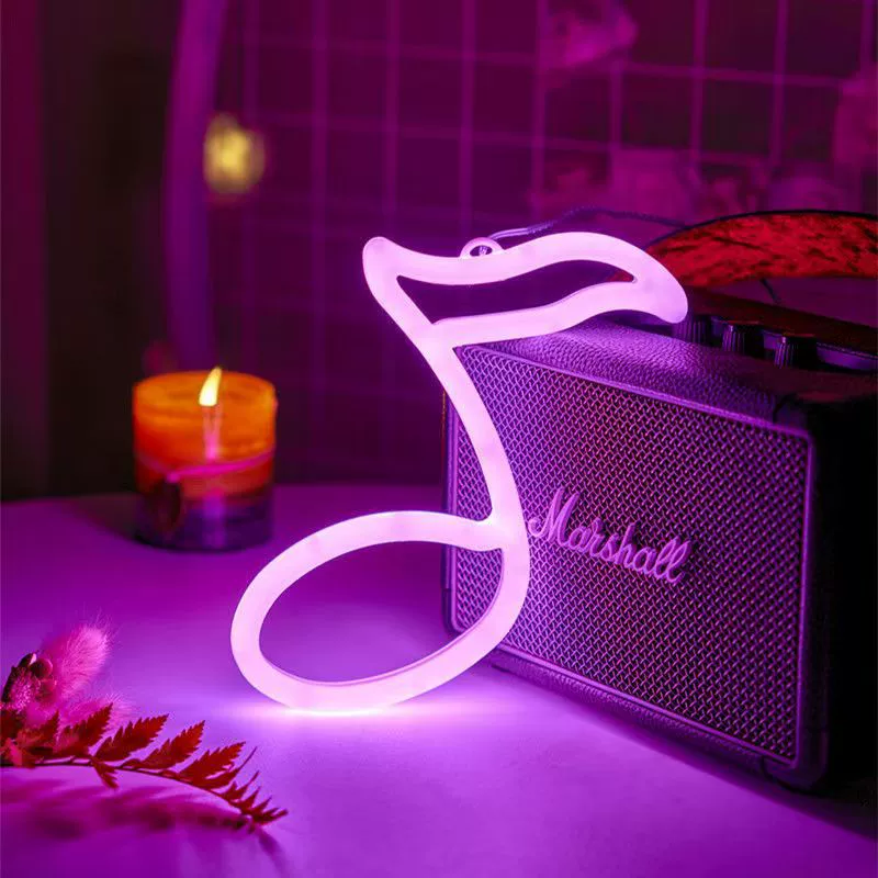 LED двухсторонняя креативная ночная лампа, двойное питание USB+батарея, необычные формы (5V)
