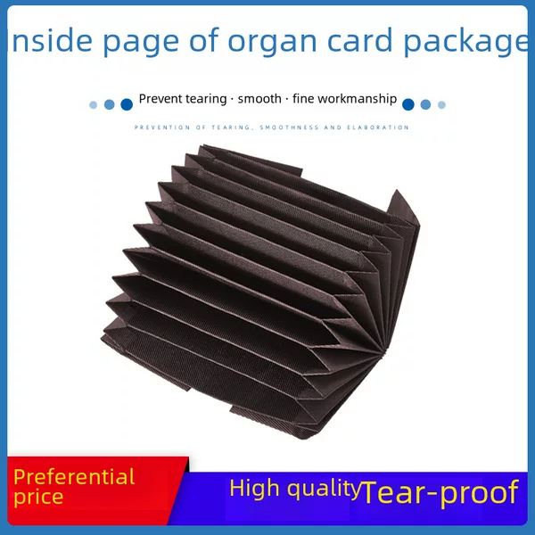 Factory direct sales business card book loose-leaf large capacity card book PU business card book card holder inner page organ card holder inner page