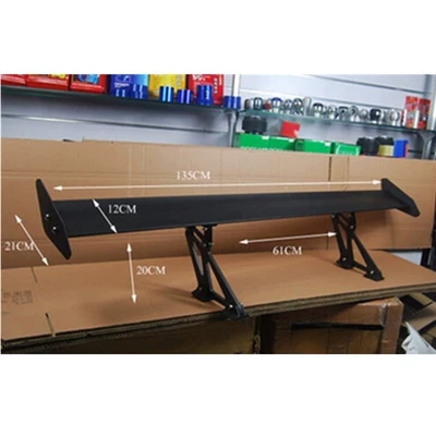 Universal Aluminum Alloy Rear Wing Modification for Sedan Cars, Fixed Wind Wing Spoiler121 (Fixed wind wing)