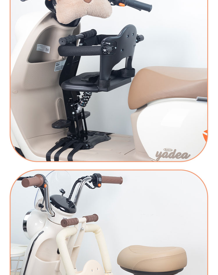 Suitable for Electric Vehicle Child Seat Front Foldable Yadi Battery Car Universal Baby Seat Motorcycle