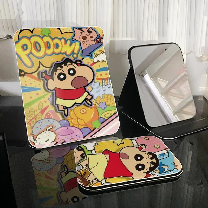 Qatlanan Makiyaj Güzgüsü - Crayon Shin-Chan Dizaynlı Masa Güzgüsü