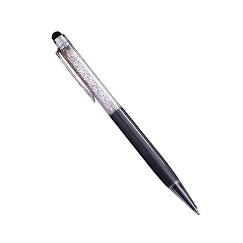 Fábrica al por mayor Bolígrafo De Metal pluma capacitiva letras pantalla táctil pluma de cristal Hotel publicidad pluma de regalo de negocios