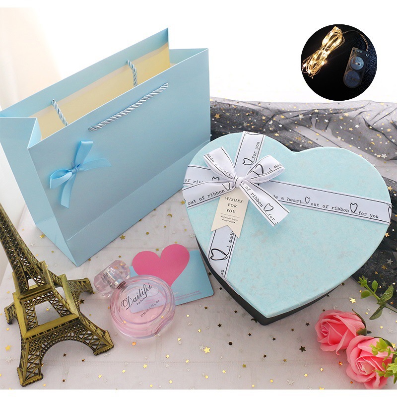 Caja vacía 52 caja de regalo caja de cumpleaños caja de regalo en forma de corazón caja de regalo de lápiz labial para novia 0 pequeño amor