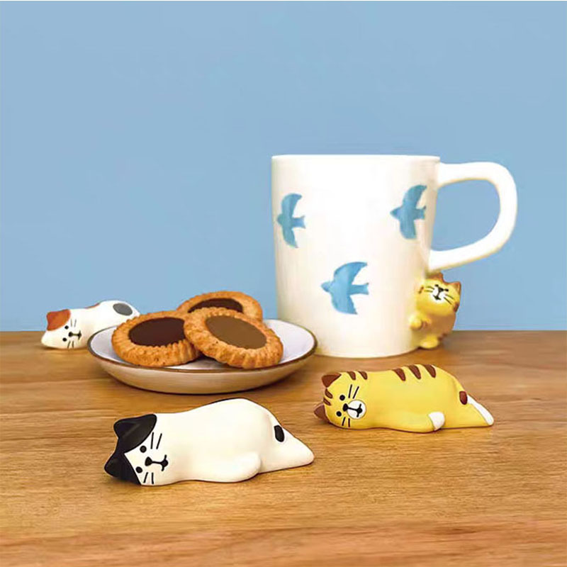 樹脂アイスクリーム装飾品 ZAKKA 和風猫夏クリエイティブトレンディな DIY 手作り装飾工芸品小さな装飾品|undefined