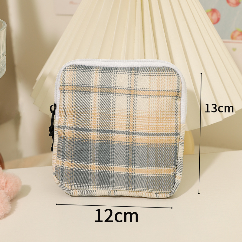 かわいい小花柄の雑貨収納バッグ、携帯用生理用品バッグ、イヤホンバッグ、口紅バッグ、デジタル機器整理収納バッグ|undefined