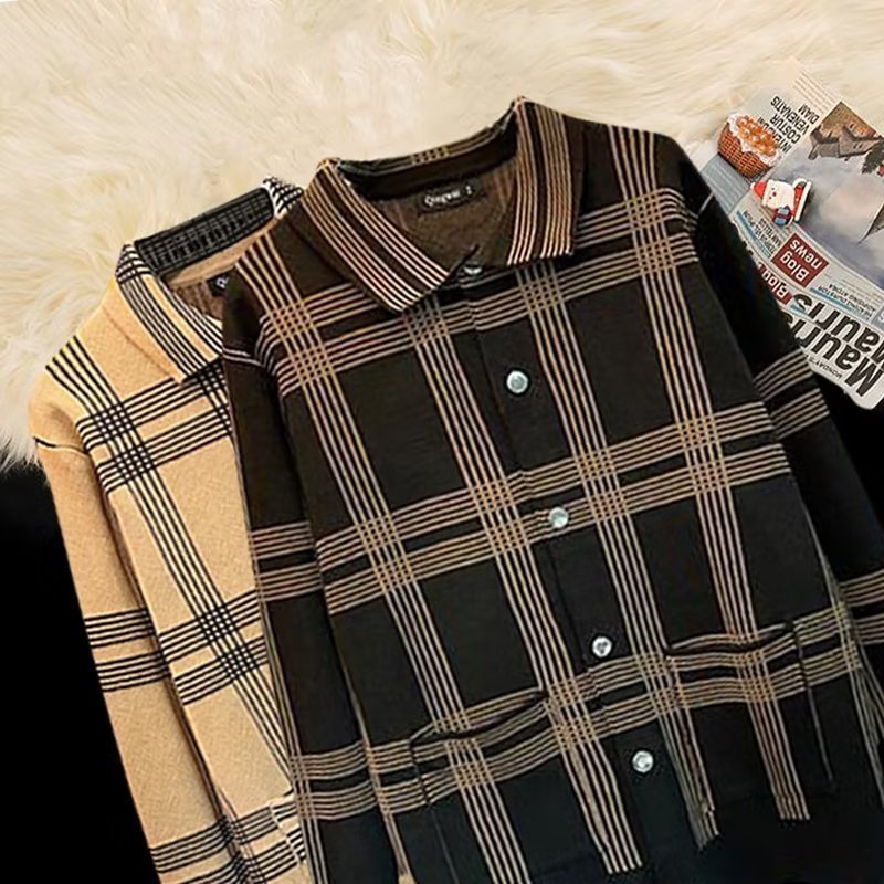 Maglione oversize da uomo in maglia – Pullover invernale spesso e comodo con dettaglio distintivo vintage_voghion.com