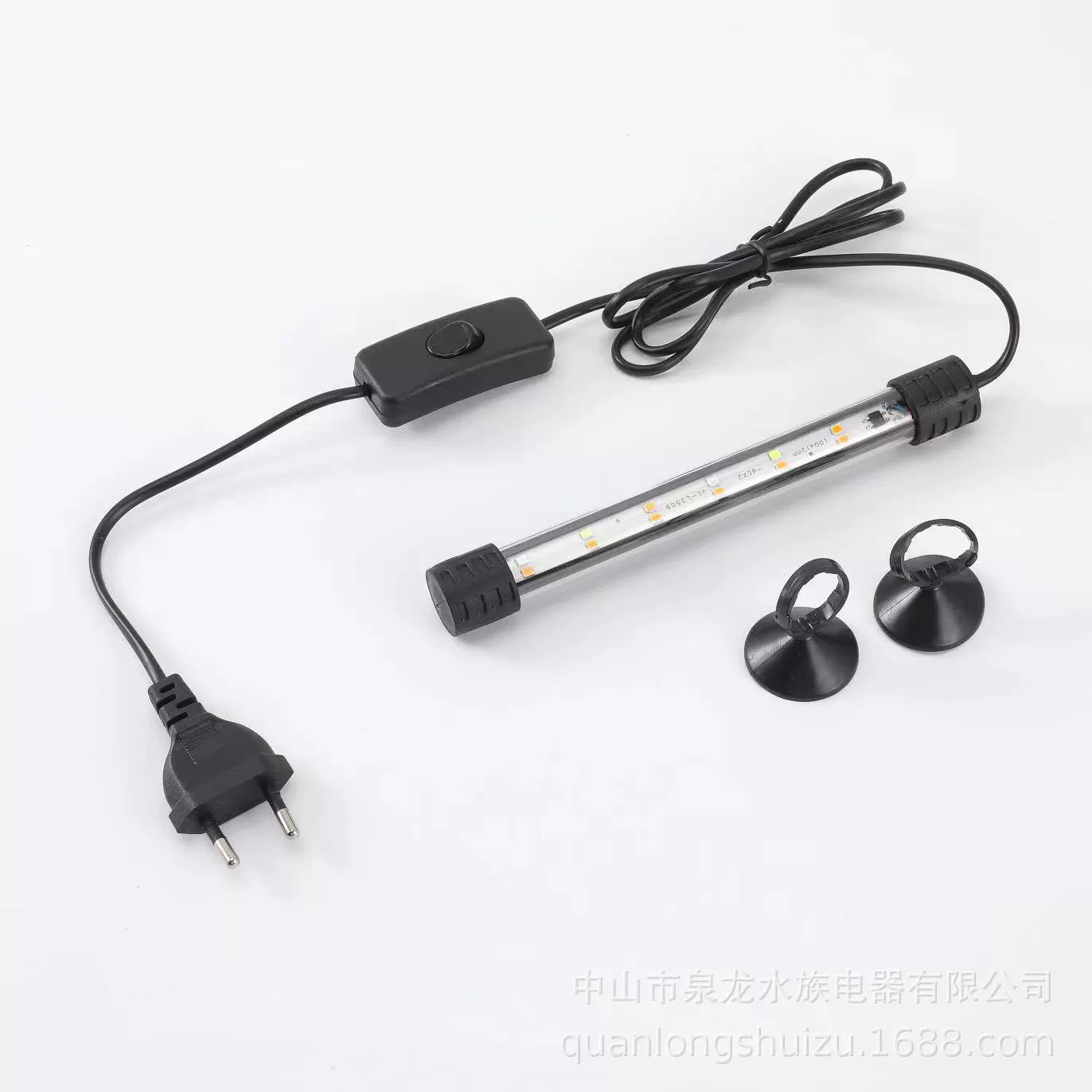 Лампа для аквариума Освещение лампы Изменение цвета Светодиодная водонепроницаемая лампа для озеленения Трехцветная лампа для водных растений Аквариум T4 Лампа для дайвинга Изменение цвета лампы