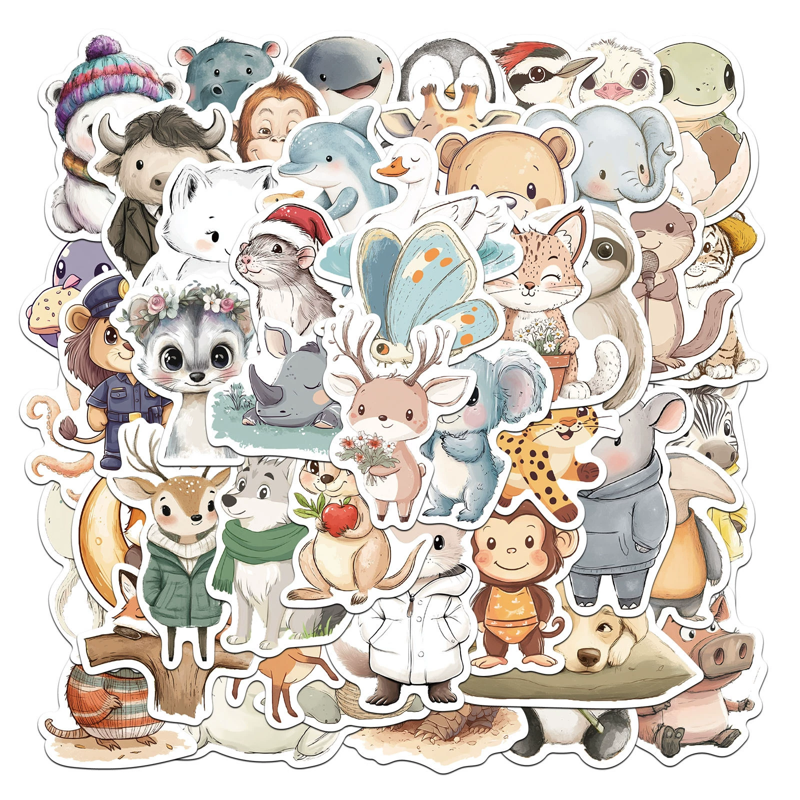 Ферма, наклейка, игрушка, альпака, наклейки, панда, лев