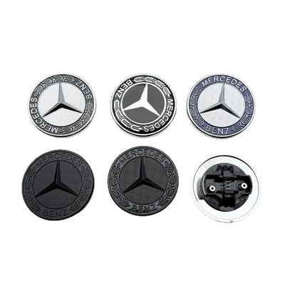 Car logo, Mercedes-Benz Hood Logo 57mm Decorative