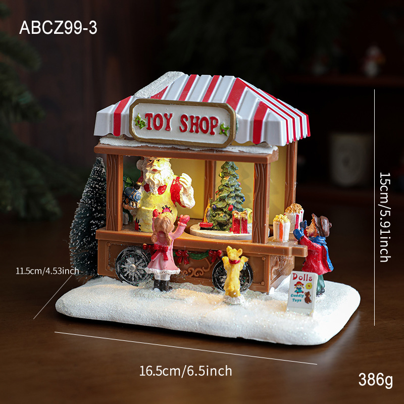 Caja de música de la tienda de Navidad (para baterías #7)