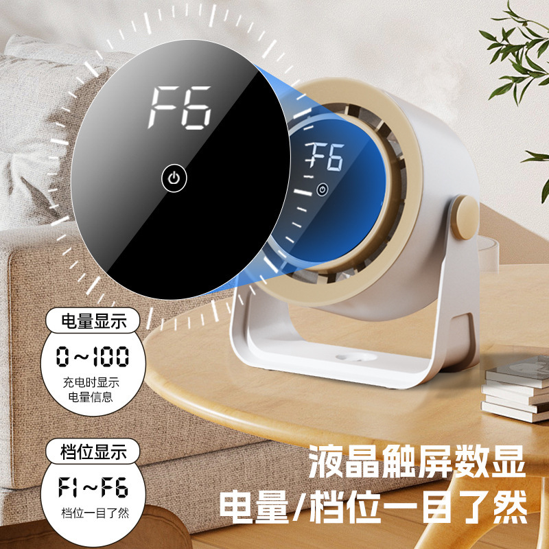 新型デスクトップ循環家庭用小型ファンデスクトップ壁掛けミニUSB扇風機携帯小型タービンクロスボーダー|undefined