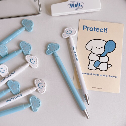 Tengyi Youpin press gel pen simple and sweet students use high-value water-based black 0.5 speed dry brush question pen