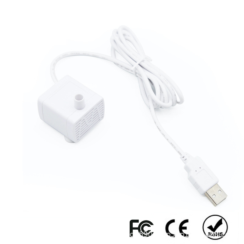 5V直流USB直流宠物饮水机水泵鱼缸潜水泵微型水族潜水泵一件代发