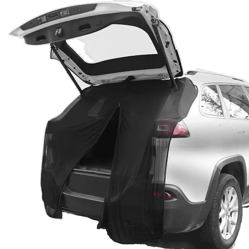 車のテールゲート防蚊 SUV トランク磁気吸引装置通気性サンシェードスクリーン防蚊車のテール防蚊ネット|undefined