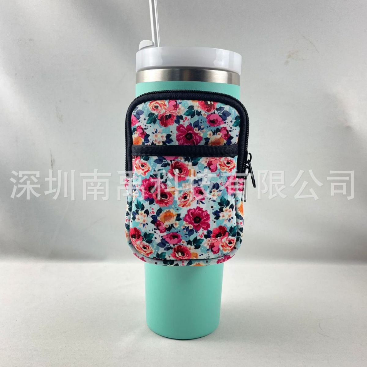 temu跨境爆品40OZ瓶身包 潜水料零钱包户外便携厂家热销口袋款