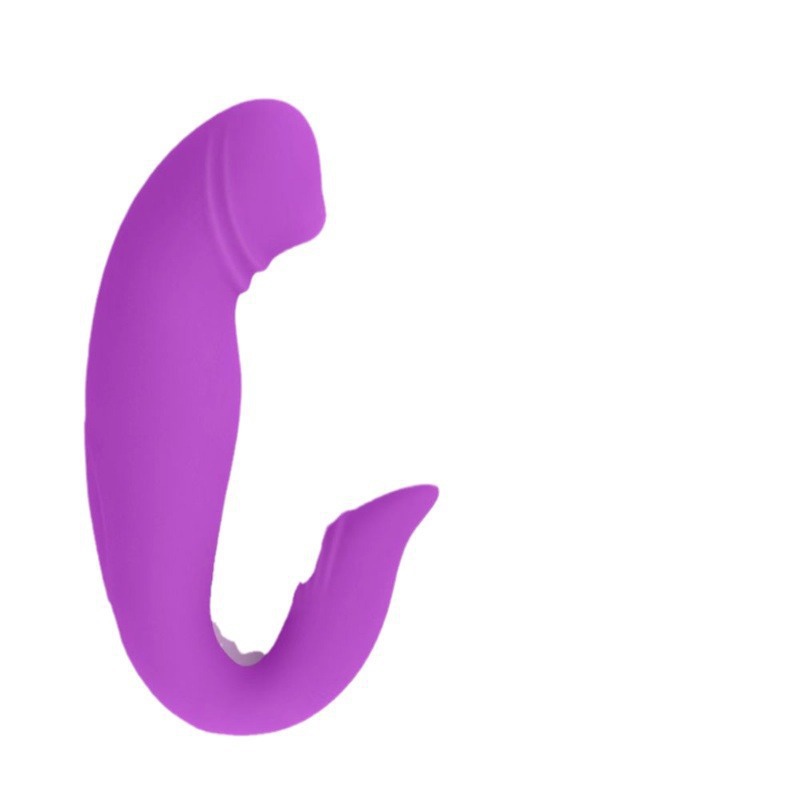 Dildo indossabile per donna in silicone colore rosso rosa_voghion.com