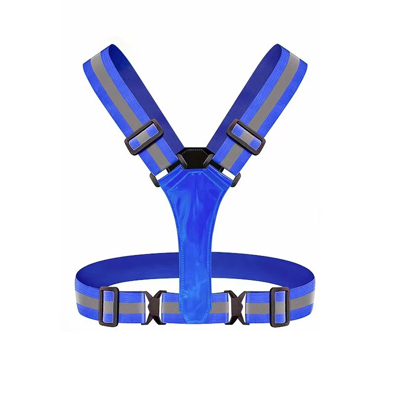 Chaleco reflectante, chaleco de conducción, ropa de seguridad, ropa reflectante electrónica, ropa luminosa LED, chaleco de ciclismo para correr de noche con correas