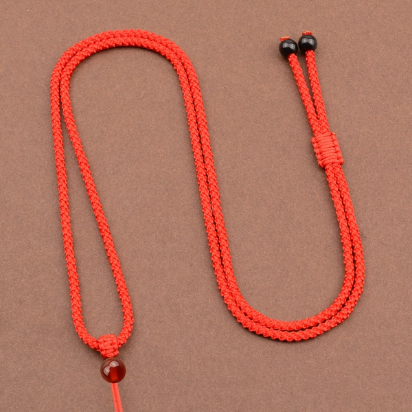 Red/Red Agate Top Beads/Upper and Lower Adjustment