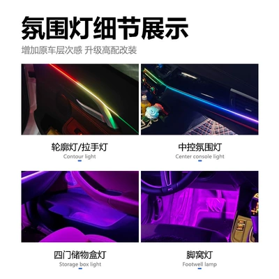 Car Ambient Lighting, Panel (Dashboard) işıqlandırması