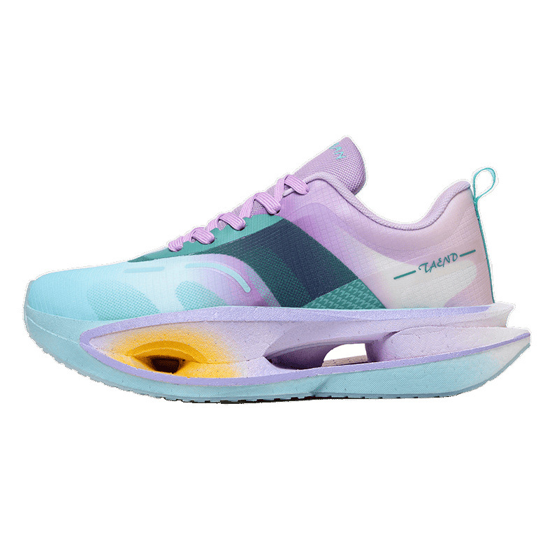 Tendencia nacional, fondo realmente explosivo, estilo de pareja, zapatos deportivos de aumento casual, zapatos para correr para estudiantes de rebote de amortiguación ultraligeros de todo fósforo para hombres y mujeres