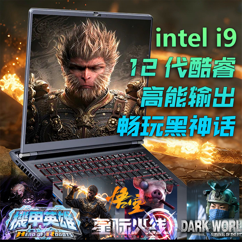16inch Core I9Rtx4060 Independent Graphics E-Sports Gaming Notebook New Thin and Light Notebook Laptop