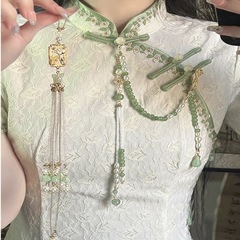 新中国式レトロ茶服時代の服と服装の雰囲気があります。