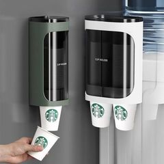 使い捨てのプラスチックコップの棚の棚は穴を開けないで抽出します。一回のコップは自動的にコップの神器を取ります。