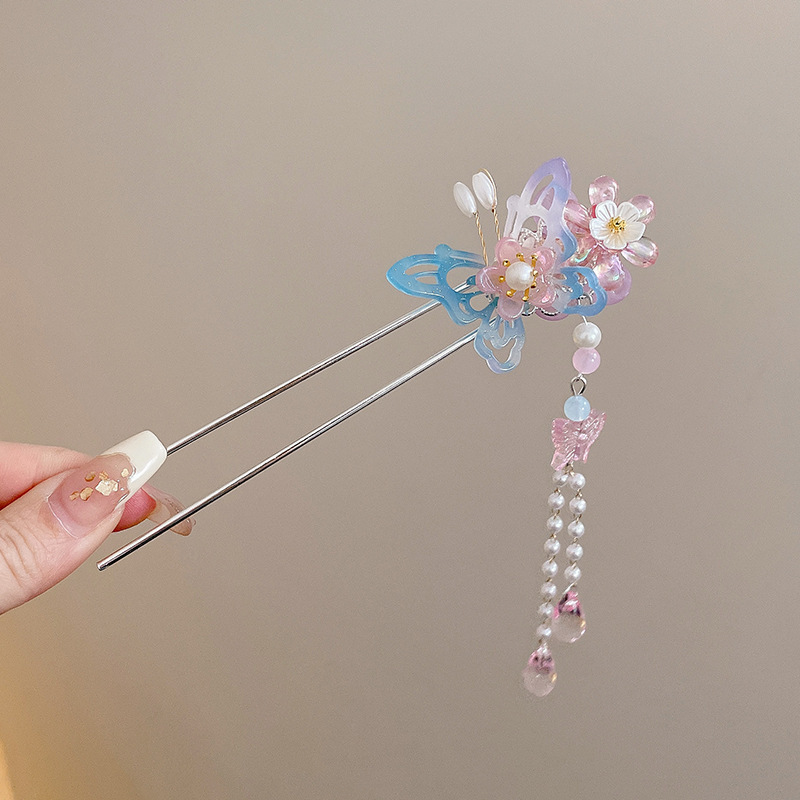 Nuevo estilo antiguo chino pinzas de cabello para mujeres de alto nivel de movimiento de cabello pinzas de cabello modernas cheongsam piezas de cabello