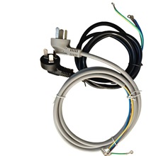 供应16A250V三芯国标插头电源线3芯1.5平方纯铜大弯头国标插头线