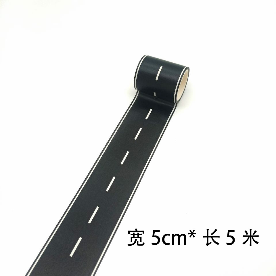 子供道路テープDIY交通道路紙テープ鉄道高速玩具シール駐車場景クロスボーダー貨物