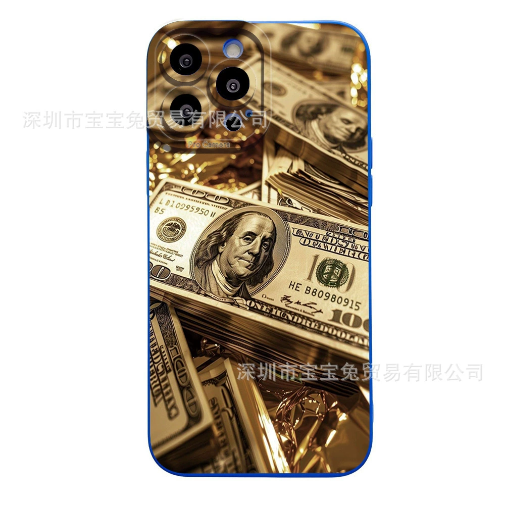 Apple, compatible iphone 17, golden protective case, mobile phone, 17 pro max
