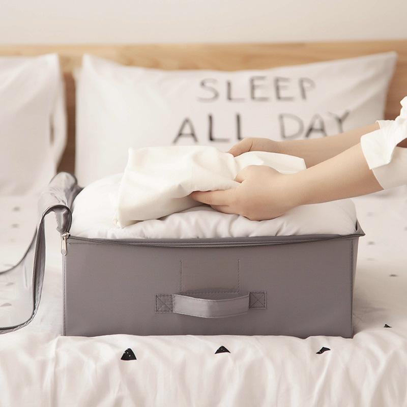 Bolsa de almacenamiento para edredones, armario de almacenamiento, caja de almacenamiento plegable, almacenamiento transfronterizo, multifunción portátil debajo de la cama