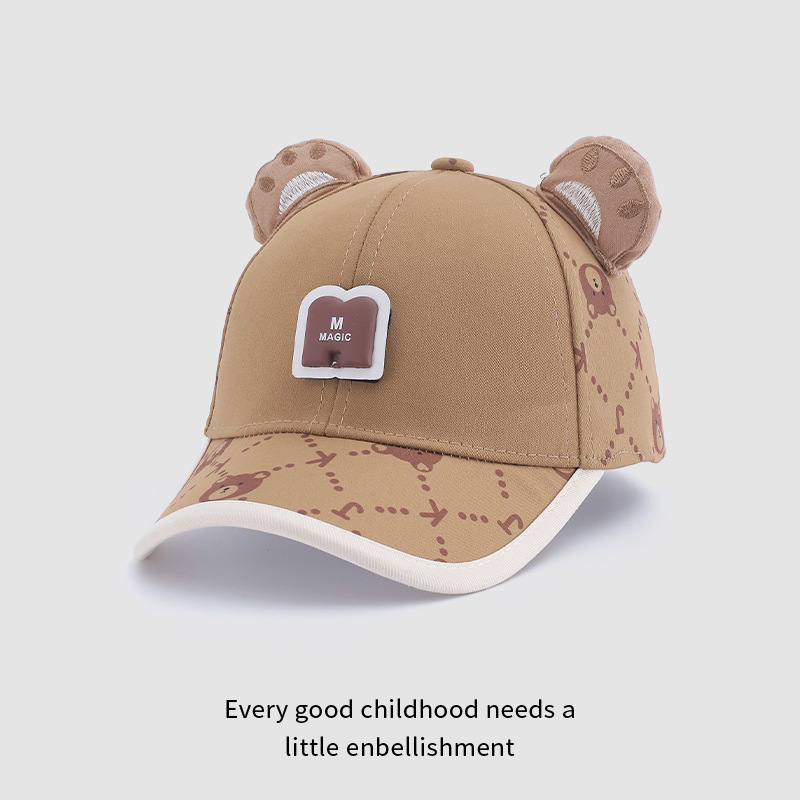 Sombreros infantiles primavera y otoño sombreros de béisbol para niños 2024 nuevo sombrero de sombra para niños encantadores