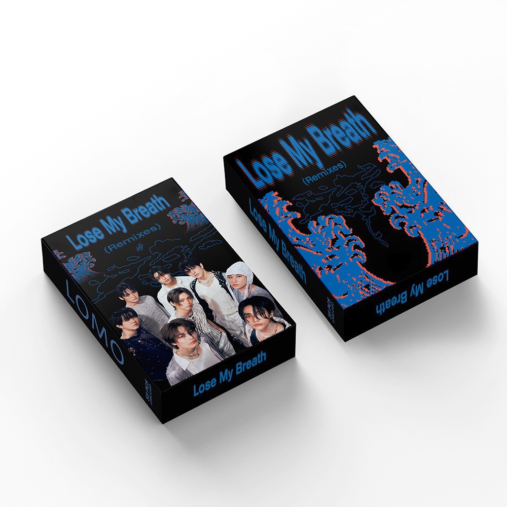 Cadena total de gran cantidad de nuevos productos en stock 55 tarjetas de álbum SKMyBreath KPOP estrella alrededor de la tarjeta de colección LOMO