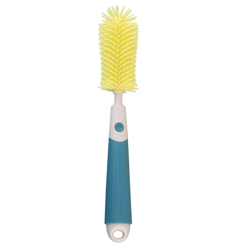 Silicone bottle brush, baby sponge, nipple and straw brush, infant newborn cleaning brush set, brush cleaner