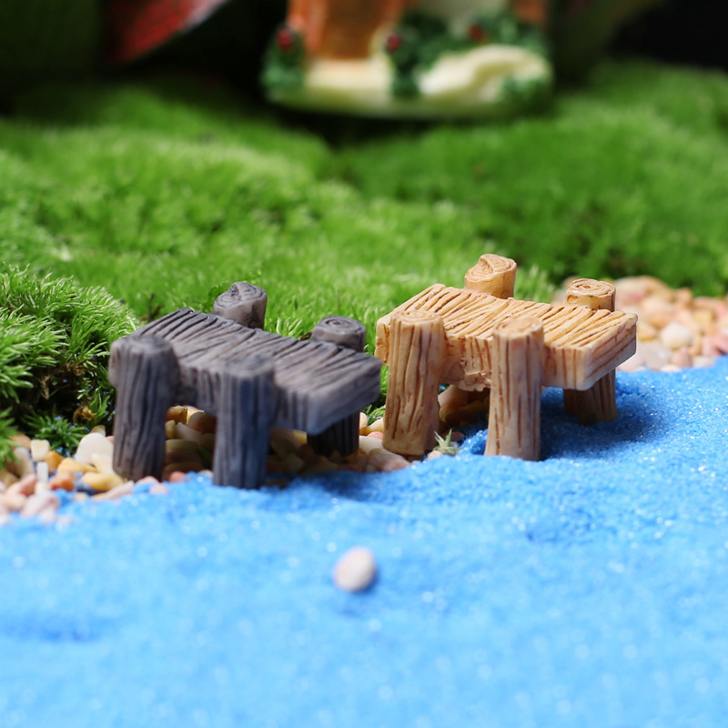 Jingjiao Moss micro landscape DIY material decoration meat combination potted mini beach plank road corridor dock
