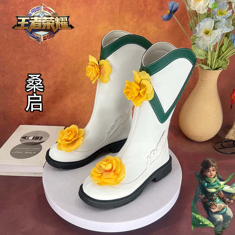 Обувь для косплея King of Glory Sangqi, мужская и женская обувь для косплея в стиле аниме, обувь в древнем стиле, двумерная анимация