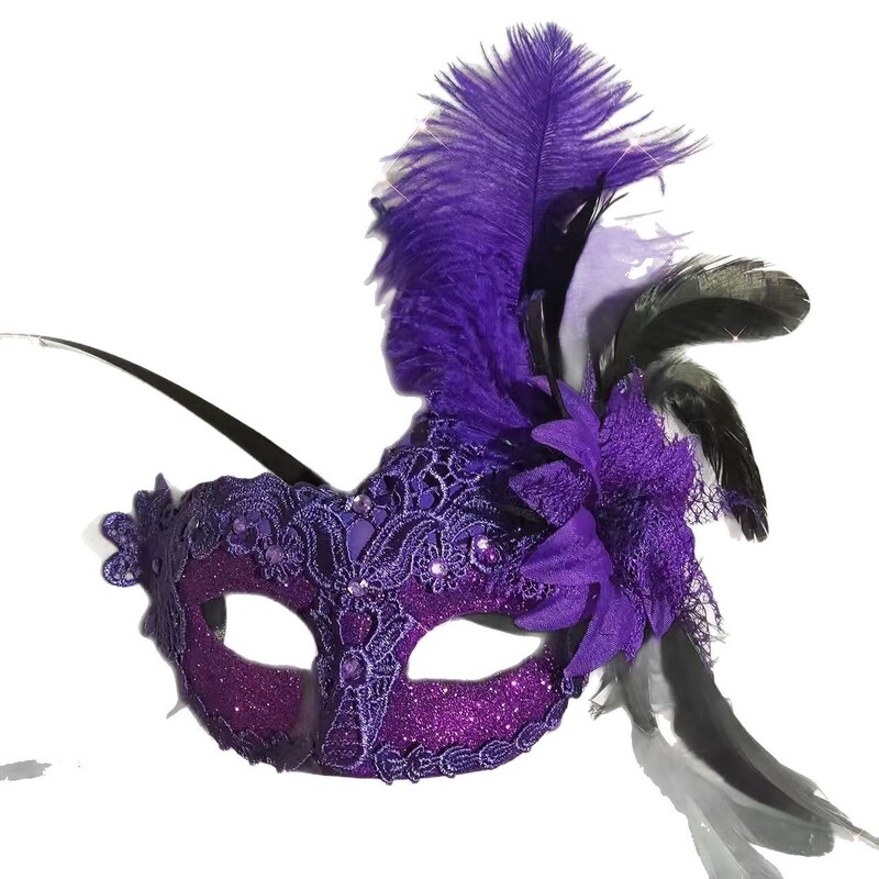 工場直販クロスボーダーハロウィンマスク仮装年次総会フェザーハイエンドパフォーマンスドレスアップパーティーアイマスク|undefined