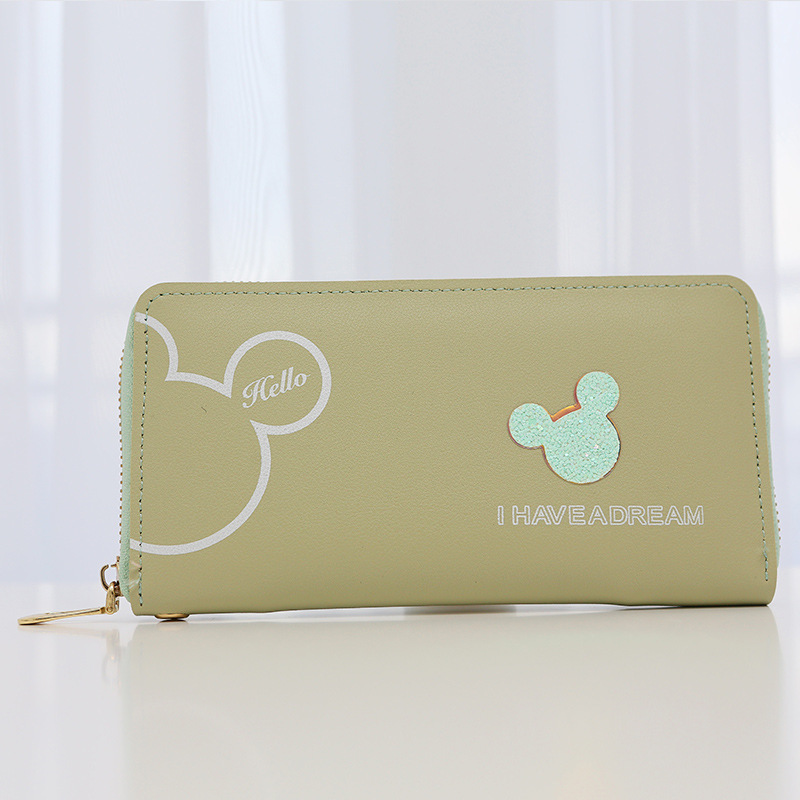 2023 nueva versión coreana multifuncional de dibujos animados larga corta billetera de mujer bolso de moda para teléfonos móviles bolso de mano mujer