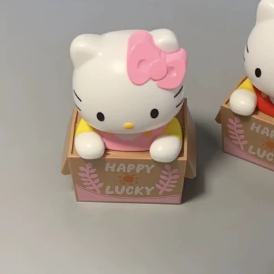 Car interior ornaments new creative cute solar car car center console shaking head decoration animation (Car ornaments) - pink-cat