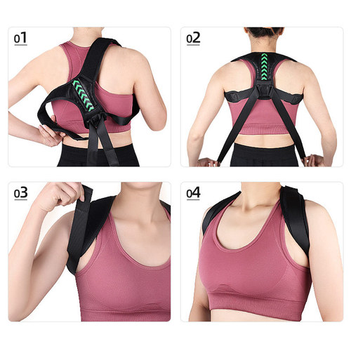 Back posture correction belt for adults to prevent hunchback, open shoulder, chest protector, pressure sitting posture, adjustable clavicle fixator