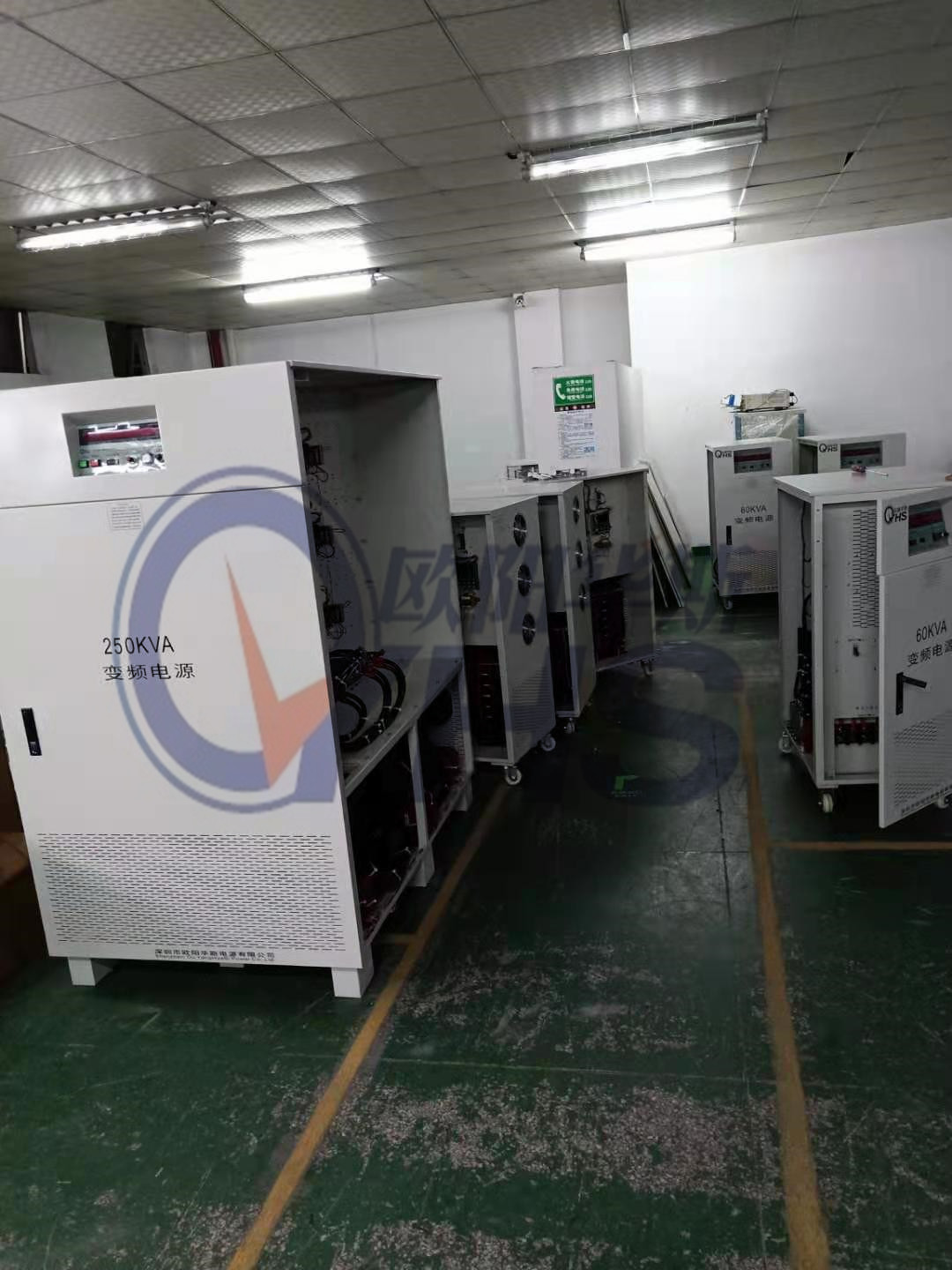 ŷ����˹����250KVA��Ƶ��Դ����ī���磬�������380V/50HZ