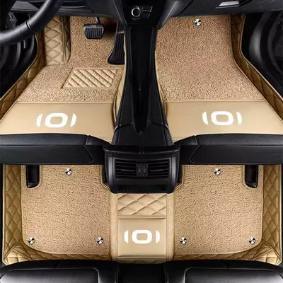 coverage car floor mats, Modelə uyğun ayaqaltı - qiyuan-a05-double-layer-beige-beige-silk-loop