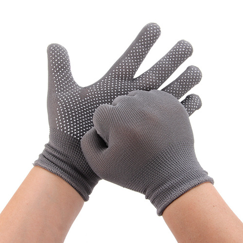 Labor protection gloves nylon non-slip gloves driver driving and handling dispensing thin 13-pin dispensing work gloves for men and women