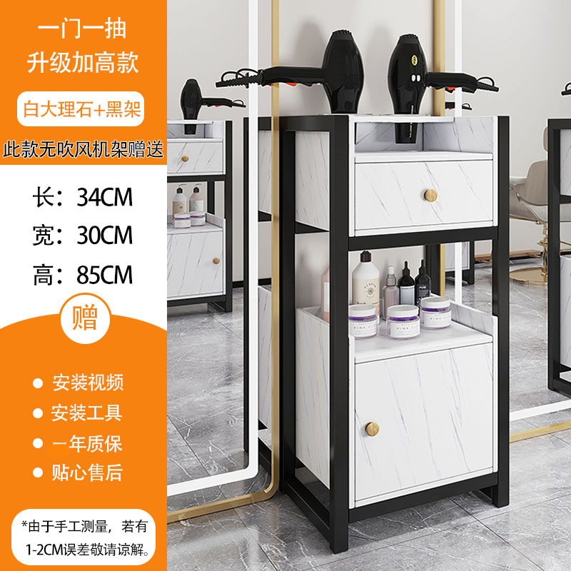 업그레이드 1 연기 1 문 + 블랙 프레임 모조 대리석