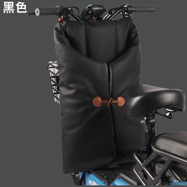 Black [Waterproof and thickened PU leather windshield quilt]